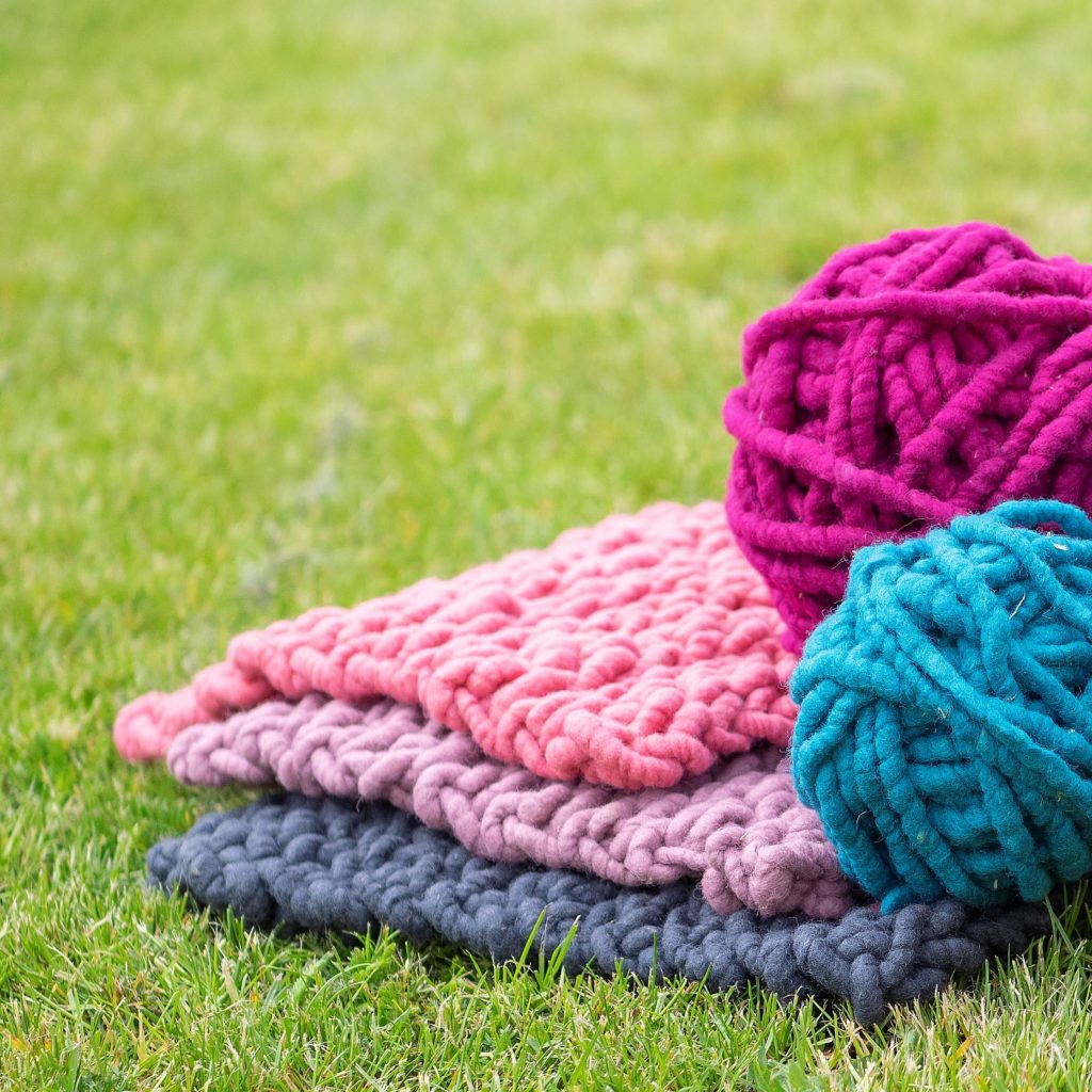 Sitzkissen stricken