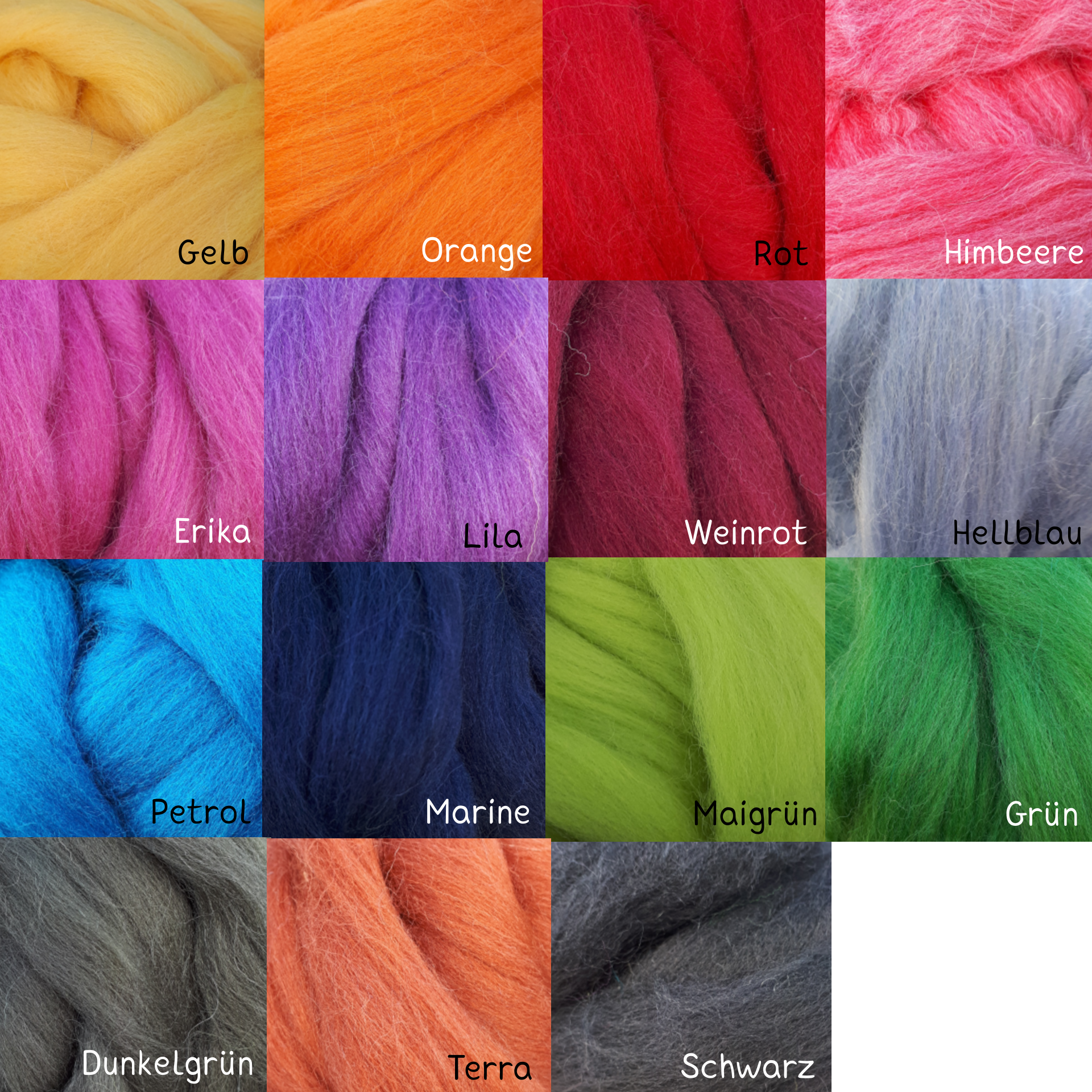Wollblüte *Spinnband Wolle Chunky Color* -