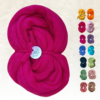 wolle zum spinnen pink