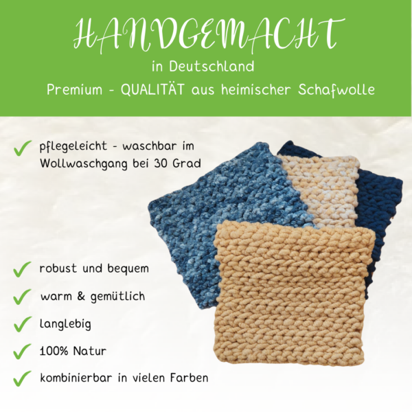 schurwolle sitzkissen