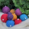 bunte Weihnachtskugel