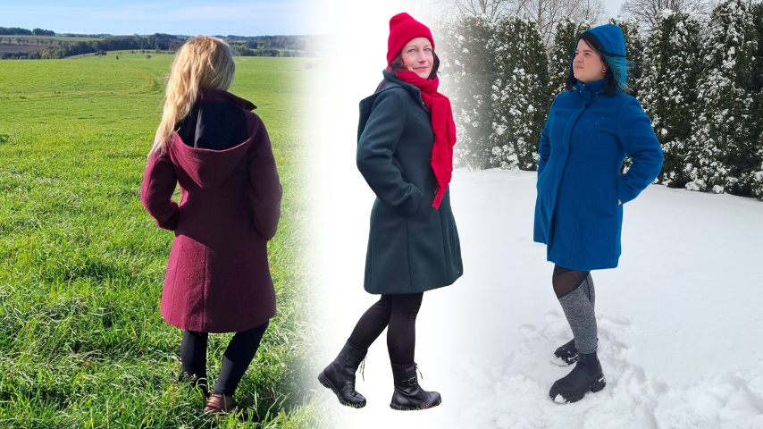 Wollmantel für Damen
