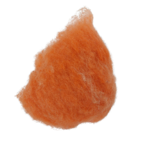 Filzwolle orange
