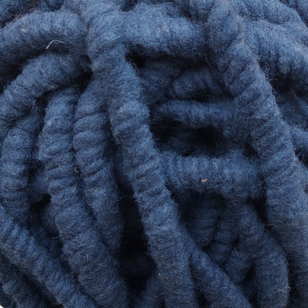 Teppichwolle marine blau