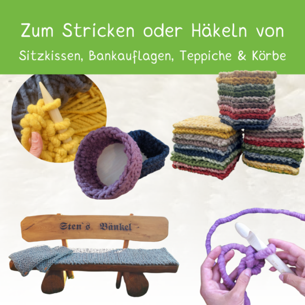 dicke wolle zum stricken und häkeln